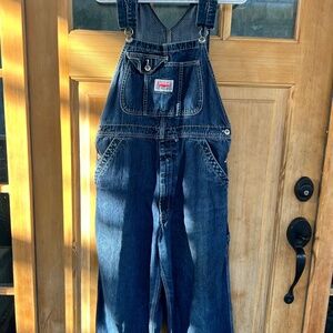 Vintage IKEDA Dark Wash Denim Overalls - Size Large